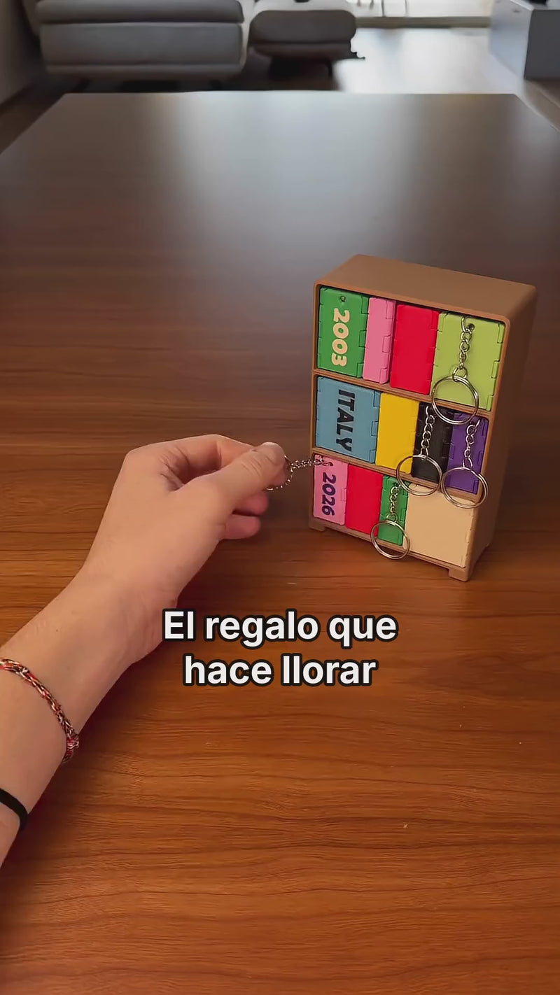 Video: así se abre el mini álbum llavero